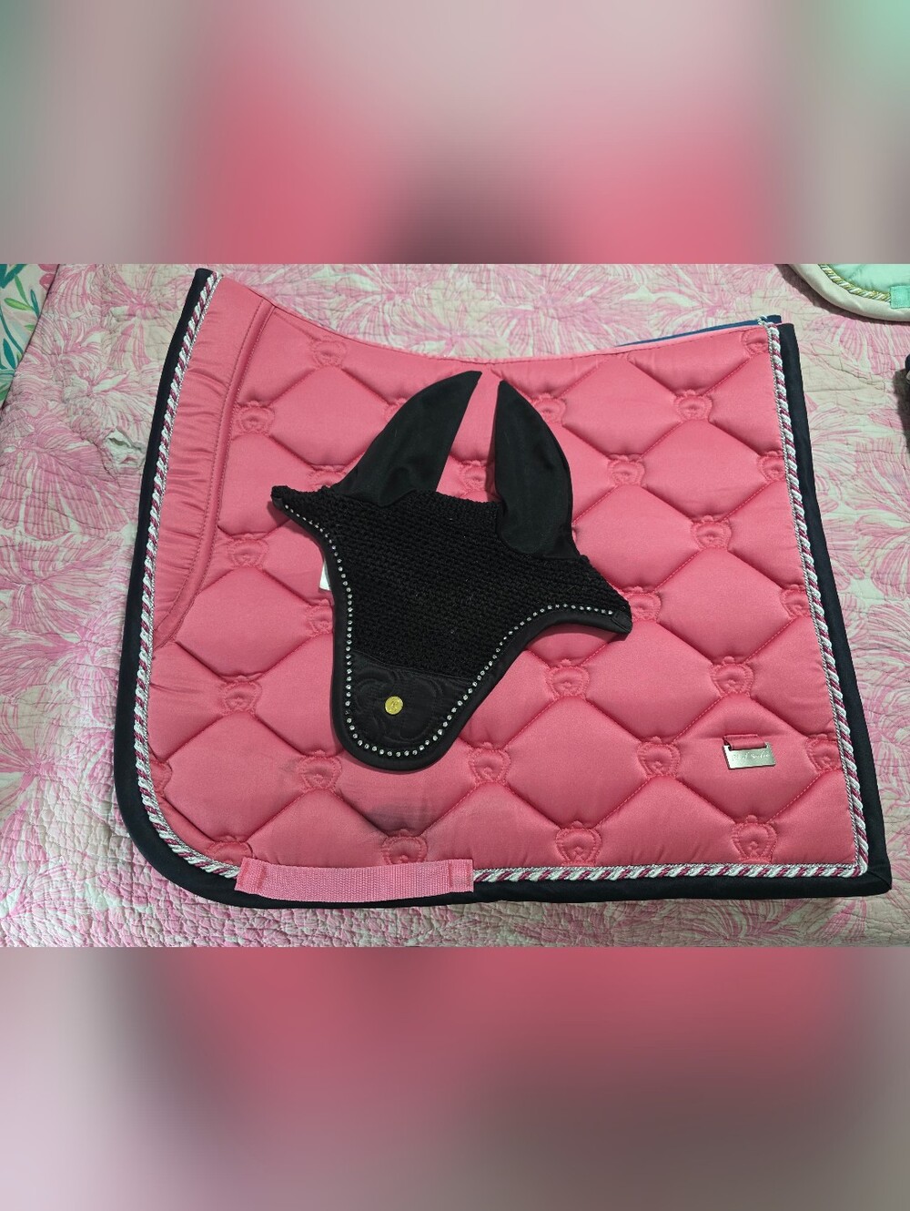 Pink (Cranberry) PS Of Sweden Dressage Saddle Pad- Full - EUC (Saddle Pad Only)